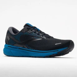 Brooks Ghost 14 Men's Black/Blackened Pearl/Blue -Deals PeakStride Shoes Store 047275 5