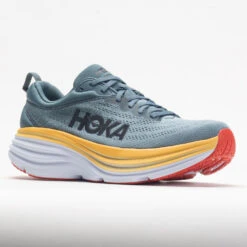HOKA Bondi 8 Men's Goblin Blue/Mountain Spring -Deals PeakStride Shoes Store 048479 5