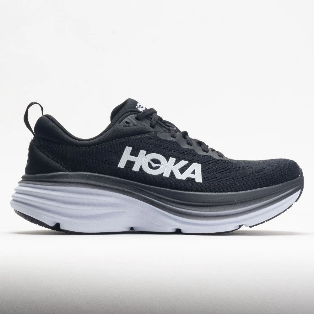 HOKA Bondi 8 Men's Black/White 3 HOKA Bondi 8 Men's Black/White
