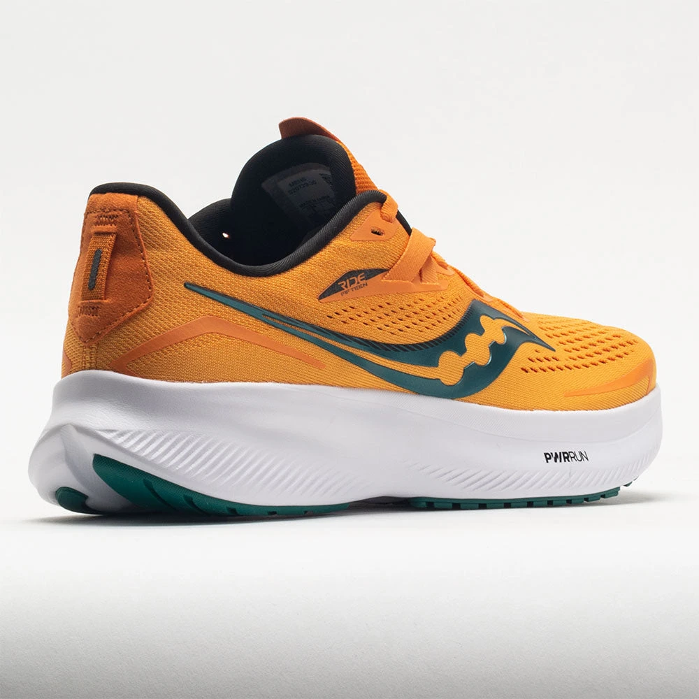 Saucony Ride 15 Men's Gold/Palm 8 Saucony Ride 15 Men's Gold/Palm - Image 6