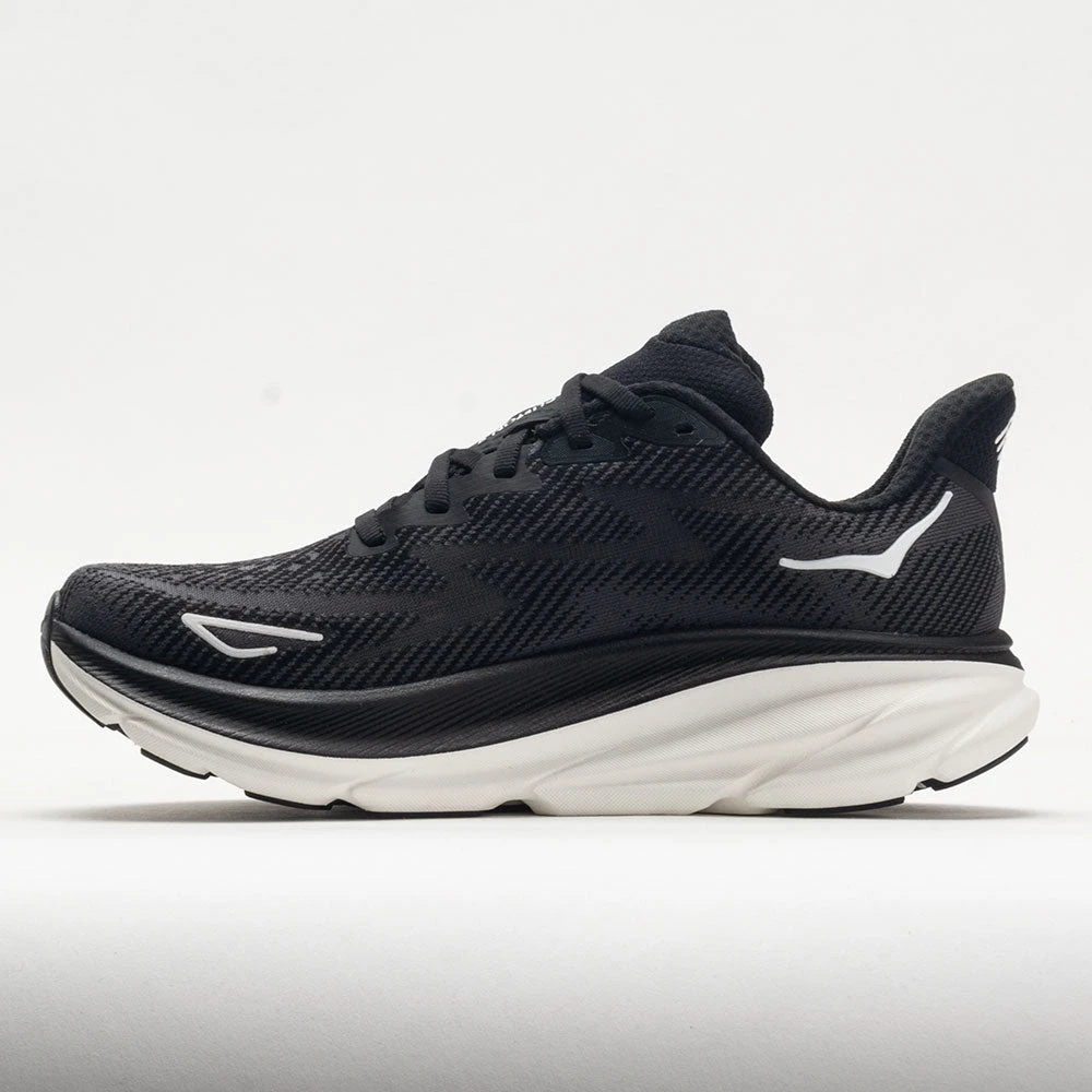 HOKA Clifton 9 Men's Black/White 4 HOKA Clifton 9 Men's Black/White - Image 2