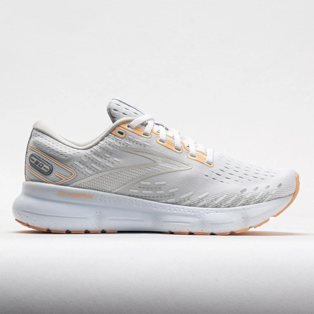 Brooks Glycerin 20 Women's White/Grey/Peach 3 Brooks Glycerin 20 Women's White/Grey/Peach