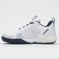 K-Swiss Ultrashot 3 Men's White/Peacoat/Silver -Deals PeakStride Shoes Store 116120 1