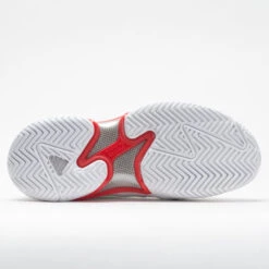 Adidas Barricade Women's White/Silver Metallic/Grey -Deals PeakStride Shoes Store 116526 4