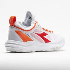 Diadora Speed Blushield Fly Clay Women's White/Fiery Red -Deals PeakStride Shoes Store 116606 6
