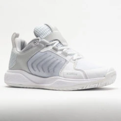 K-Swiss Ultrashot Team Women's White/Lunar Rock/Silver -Deals PeakStride Shoes Store 116659 5
