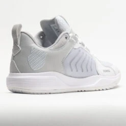 K-Swiss Ultrashot Team Women's White/Lunar Rock/Silver -Deals PeakStride Shoes Store 116659 6