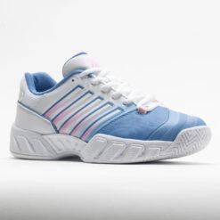 K-Swiss Bigshot Light 4 Women's Silver Lake Blue/White/Orchid Pink -Deals PeakStride Shoes Store 116676 5