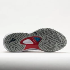 Diadora Blushield Fly 4+ Men's White/Blue Corsair/Fiery Red -Deals PeakStride Shoes Store 117031 4