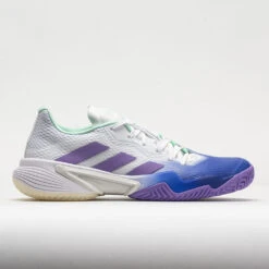 Deals PeakStride Shoes Store 10 Adidas Barricade Women's Lucid Blue/Violet Fusion/Pulse Mint