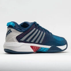 K-Swiss Hypercourt Supreme Men's Blue Opal/Blanc De Blanc/Lollipop -Deals PeakStride Shoes Store 117123 6