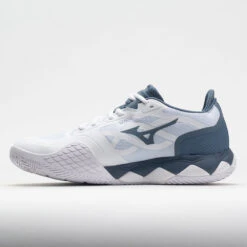 Mizuno Wave Enforce Tour AC Men's White/China Blue -Deals PeakStride Shoes Store 117143 1