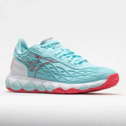 Mizuno Wave Enforce Tour AC Women's TanagerTurquoise/Paradise Pink -Deals PeakStride Shoes Store 117144 5