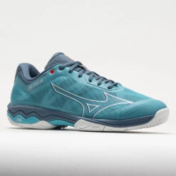 Mizuno Wave Exceed Light AC Men's Maui Blue/White -Deals PeakStride Shoes Store 117146 5