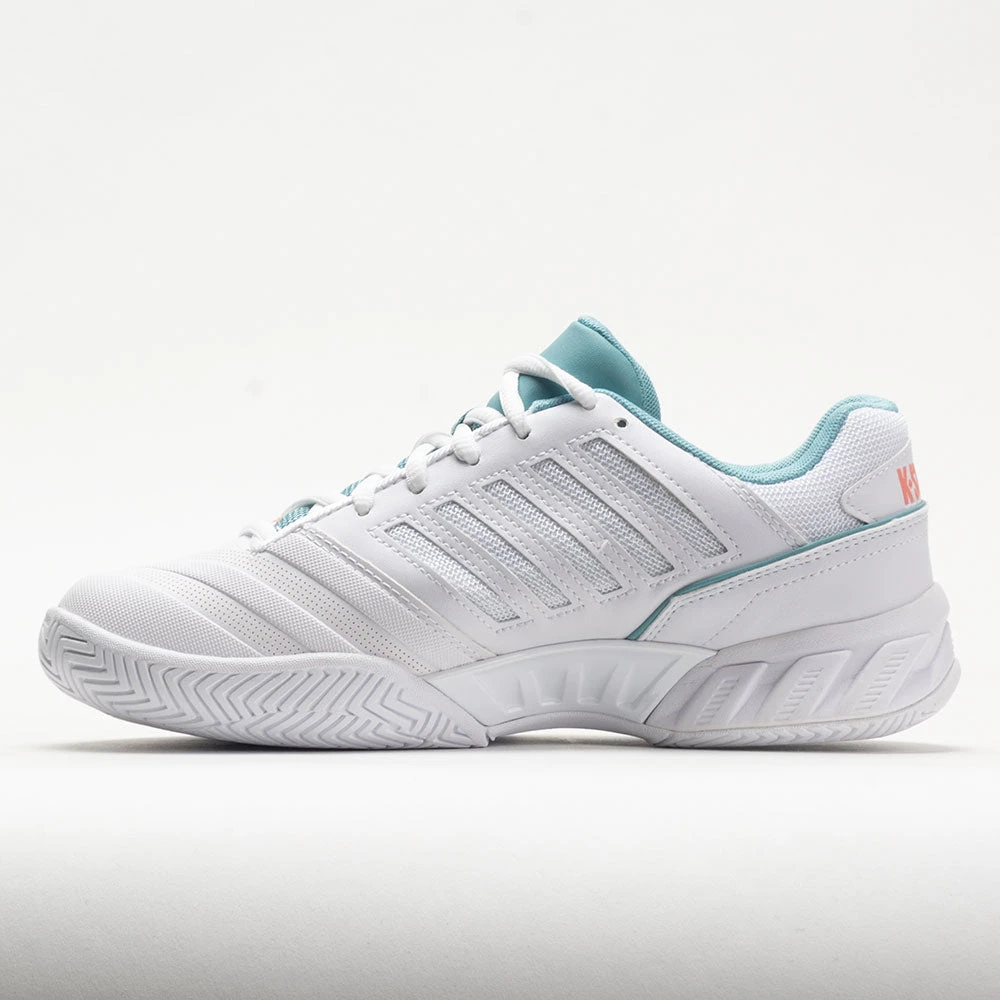 K-Swiss Bigshot Light 4 Women's White/Nile Blue/Desert Flower 4 K-Swiss Bigshot Light 4 Women's White/Nile Blue/Desert Flower - Image 2