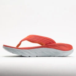 Hoka One One Ora Recovery Flip Men's Fiesta/Amber Yellow -Deals PeakStride Shoes Store 570590 1