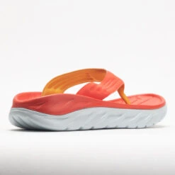 Hoka One One Ora Recovery Flip Men's Fiesta/Amber Yellow -Deals PeakStride Shoes Store 570590 6