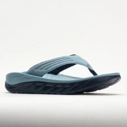 HOKA Ora Recovery Flip Men's Stone Blue/Outer Space -Deals PeakStride Shoes Store 570604 5