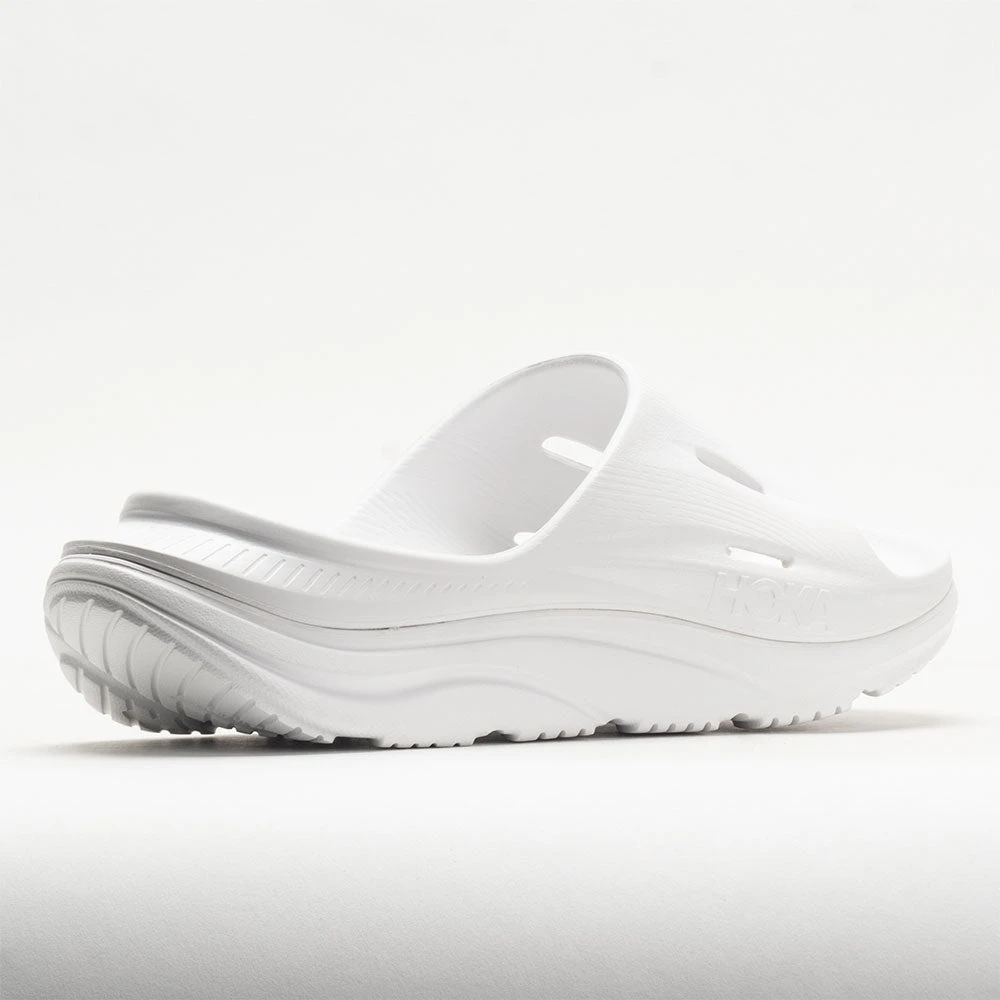 HOKA Ora Recovery Slide 3 Unisex White/White 8 HOKA Ora Recovery Slide 3 Unisex White/White - Image 6