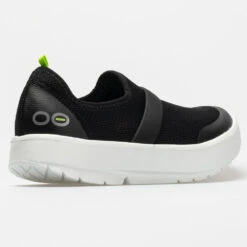 OOFOS OOmg Low Women's White/Black -Deals PeakStride Shoes Store 630883 6