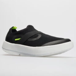 OOFOS OOmg Low Men's Black/White -Deals PeakStride Shoes Store 630897 5