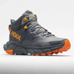 HOKA Trail Code GTX Men's Castlerock/Persimmon Orange -Deals PeakStride Shoes Store 631237 5