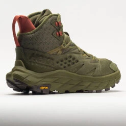 HOKA Anacapa Breeze Mid Men's Avocado/Burnt Ochre -Deals PeakStride Shoes Store 631389 6