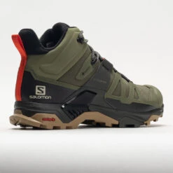 Salomon X Ultra 4 Mid GTX Men's Deep Lichen Green/Peat/Kelp -Deals PeakStride Shoes Store 631495 6